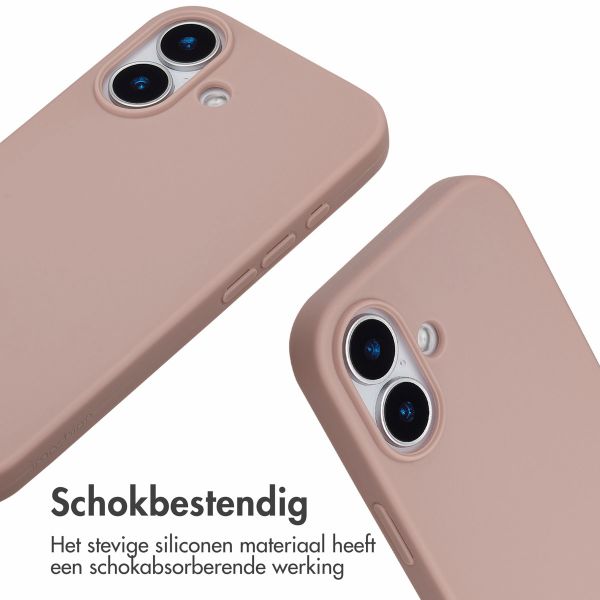 imoshion Siliconen hoesje met koord Apple iPhone 17 - Sand Pink