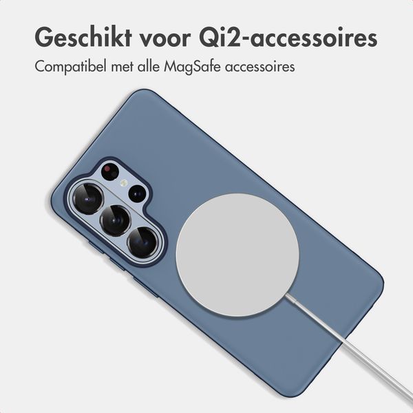imoshion Color Backcover met Thin MagSafe Ring Samsung Galaxy S26 Ultra - Donkerblauw