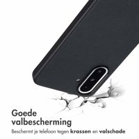 Accezz MagSafe Leather Backcover Samsung Galaxy A36 / A56 - Onyx Black