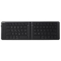 Uniq Forio Opvouwbaar bluetooth QWERTY toetsenbord - Draadloos toetsenbord - Chalk Grey