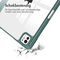 imoshion Trifold Hardcase Bookcase iPad Pro 13 (2024) M4 - Donkergroen