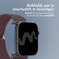 imoshion Nylon geweven bandje Apple Watch | 38/40/41/42 mm - Burgundy