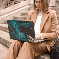 Burga Hardshell Cover Apple MacBook Air 13 inch (2018-2020) - Emerald Pool