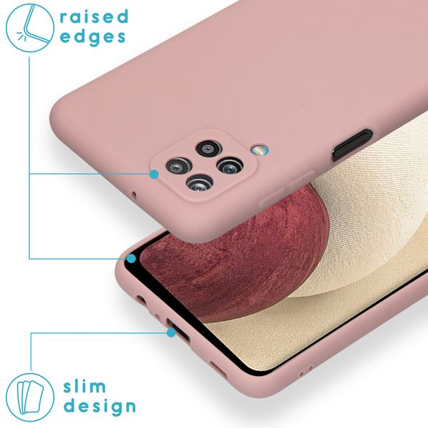 imoshion Color Backcover Samsung Galaxy A12 - Dusty Pink