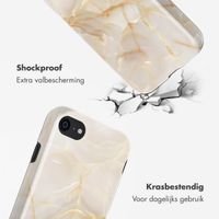 Selencia Vivid Tough Backcover iPhone SE (2022 / 2020) / 8 / 7 - Golden Beige Marble