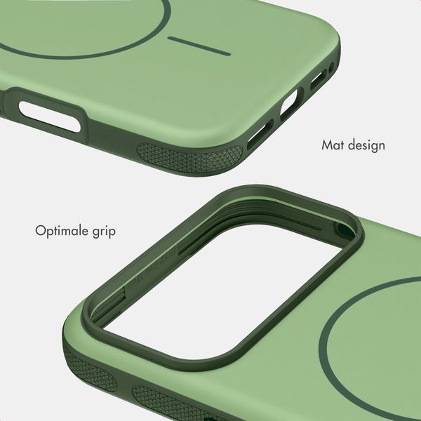 imoshion Color Backcover met Thin MagSafe Ring Apple iPhone 17 Pro Max - Donkergroen