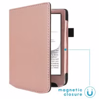 imoshion Vegan Leather Bookcase Pocketbook Verse / Verse Pro / Verse Pro Color / Vivlio Light / Light HD - Rosé Goud