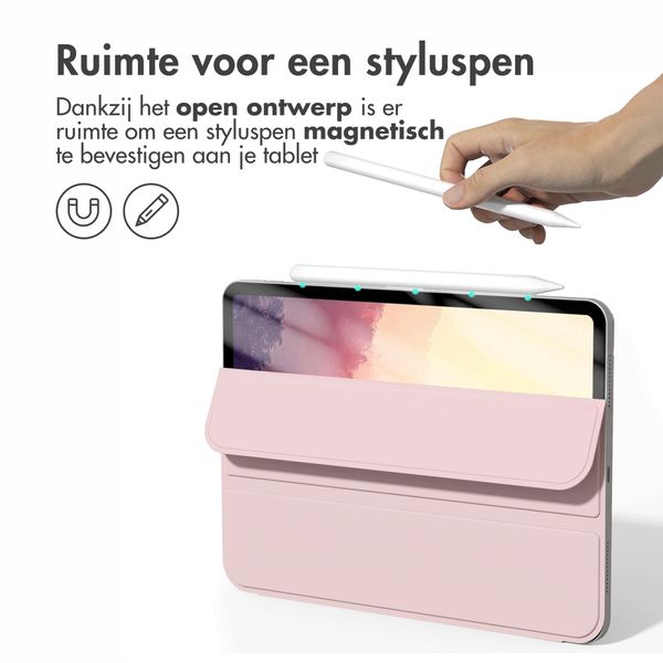 imoshion Magnetic Bookcase Apple iPad Air 11 inch (2026) M4 / (2025) M3 / (2024) M2 / Air 5 (2022) / Air 4 (2020) - Roze