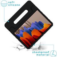 imoshion Kidsproof Backcover met handvat Samsung Galaxy Tab S8 Plus / S7 Plus / S7 FE 5G - Zwart