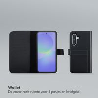 Selencia Olyn Uitneembare Bookcase met MagSafe Samsung Galaxy A36 - Zwart