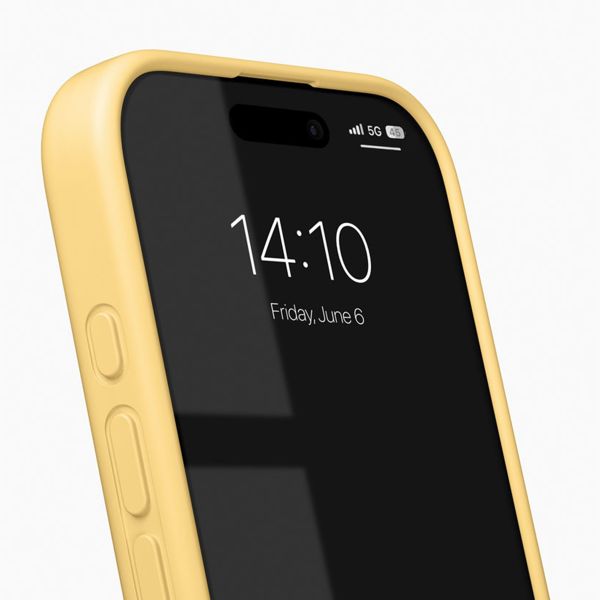 iDeal of Sweden Silicone Case Apple iPhone 16 Pro - Soft Lemon