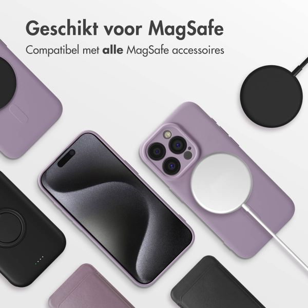 imoshion Color Backcover met MagSafe iPhone 15 Pro - Paars