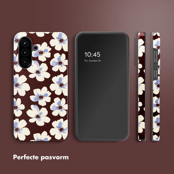Selencia Vivid Backcover Samsung Galaxy A57 (5G) - Choco Flower Pop