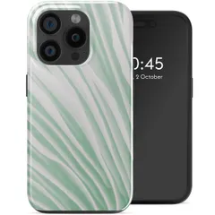 Selencia Vivid Backcover met MagSafe Apple iPhone 15 Pro - Nature Grayed Jade