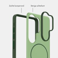 imoshion Color Backcover met Thin MagSafe Ring Samsung Galaxy S26 Ultra - Donkergroen