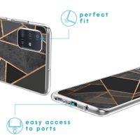 imoshion Design hoesje Samsung Galaxy A51 - Grafisch Koper / Zwart