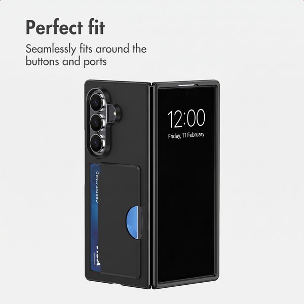imoshion Back Cover with Card Holder Samsung Galaxy Z Fold 8 Ultra - Black