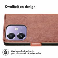 imoshion Luxe Bookcase Oppo A40 (4G) / Oppo A40M (4G) / Oppo A60 (5G) - Bruin