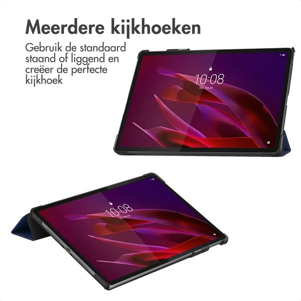 imoshion Trifold Bookcase Lenovo Yoga Tab - Donkerblauw