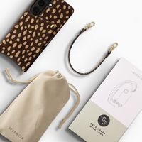Selencia Nova Real Leather Back Cover with Card Holder Samsung Galaxy S26 - Fawn Chic