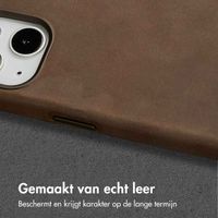 Accezz Vintage Leather Magsafe Backcover Apple iPhone 13 - Rustic Brown
