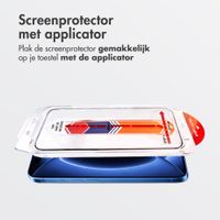 Accezz Gehard Glas Screenprotector met Applicator - 2-pack Apple iPhone 18 Pro / 17 Pro