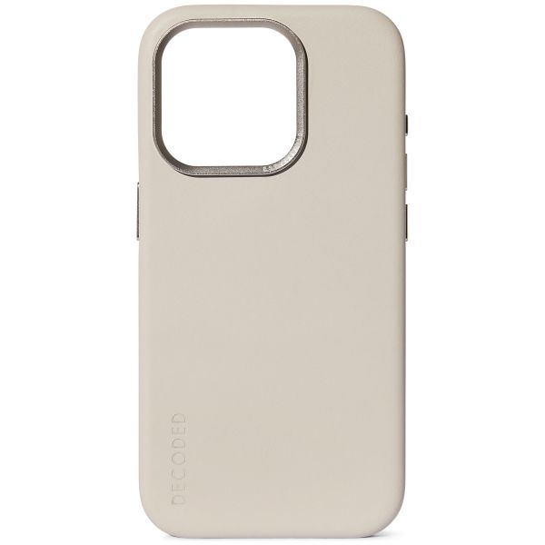 Decoded Leather Backcover MagSafe iPhone 15 Pro Max - Clay