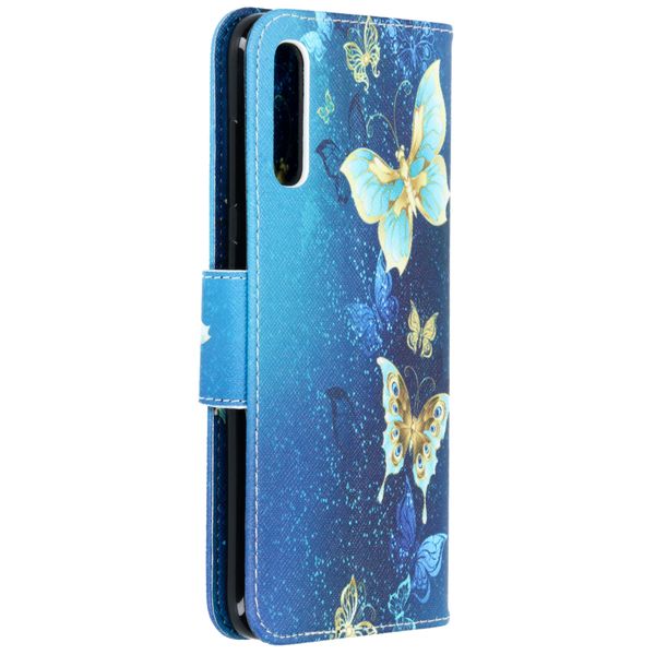 Design Softcase Bookcase Samsung Galaxy A70