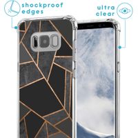 imoshion Design hoesje met koord Samsung Galaxy S8 - Grafisch Koper - Zwart / Goud