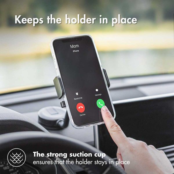 Accezz Telefoonhouder auto - Universeel - Dashboard - Zwart