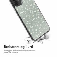 imoshion Design hoesje Apple iPhone 11 - Smoke Green Flowers