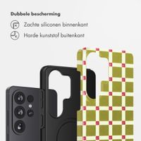 Selencia Vivid Backcover Samsung Galaxy S26 Ultra - Check This Olive