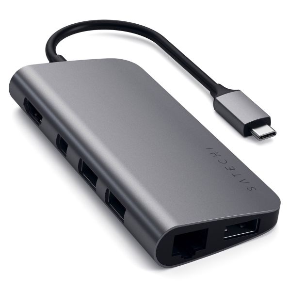 Satechi USB-C Multimedia Adapter | Multiport adapter voor laptop - Space Grey