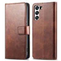 imoshion Luxe Bookcase Samsung Galaxy S21 FE - Donkerbruin