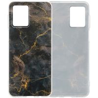 imoshion Design hoesje Motorola Moto G54 - Black Marble