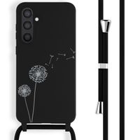 imoshion Siliconen design hoesje met koord Samsung Galaxy S23 FE - Dandelion Black