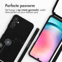 imoshion Siliconen design hoesje met koord Samsung Galaxy A25 (5G) - Dandelion Black