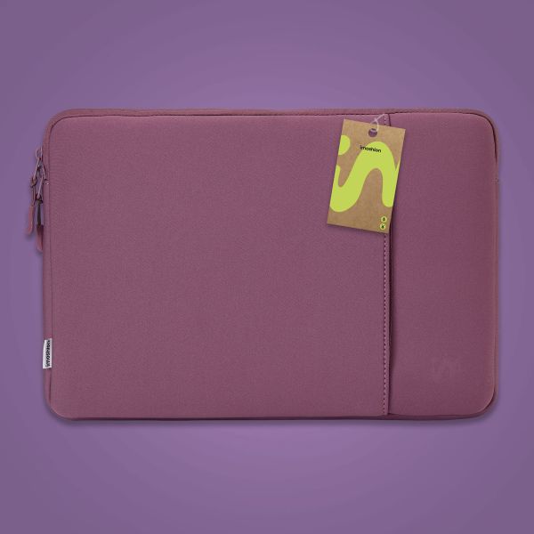 imoshion Laptop hoes 15-16 inch - Laptopsleeve met vak - Royal Plum