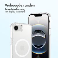 Accezz Xtreme Impact Backcover met MagSafe voor de Apple iPhone 16e - Transparant