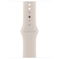 Apple Sport Band Apple Watch Series 1 t/m 9 / SE (38/40/41 mm) | Series 10 (42 mm) - Maat S/M - Starlight