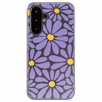 imoshion  Design hoesje Samsung Galaxy A56 - Tropical Violet Flowers Connect