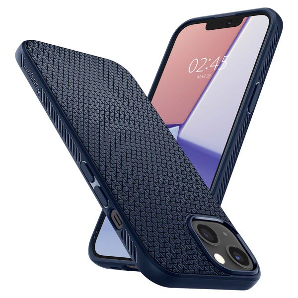 Spigen Liquid Air™ Backcover Apple iPhone 13 - Blauw