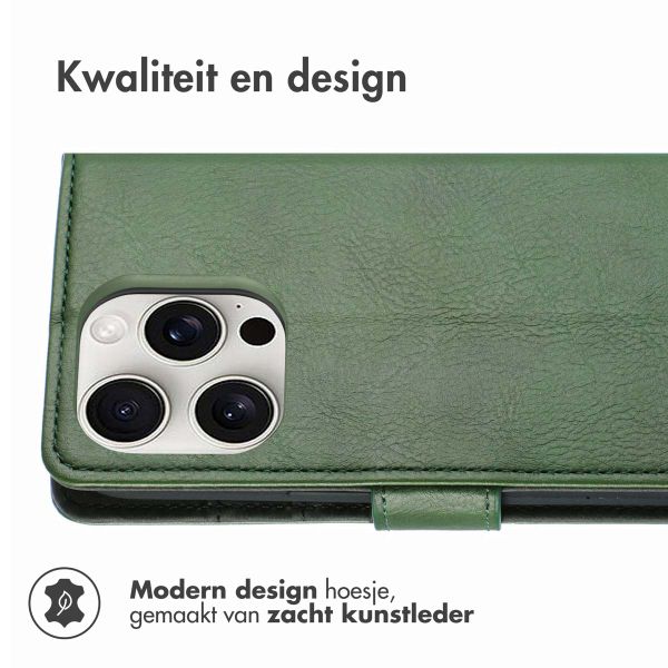 imoshion Luxe Bookcase Apple iPhone 16 Pro - Groen