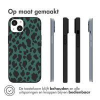 imoshion Design hoesje iPhone 14 - Luipaard - Groen / Zwart