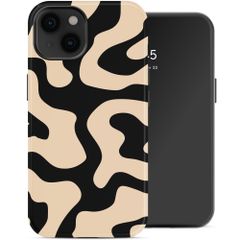Selencia Vivid Case with MagSafe Apple iPhone 14 - Art Wave Black