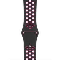 Apple Nike Sport Band Apple Watch Series 1 t/m 11 / SE / Ultra (44/45/46/49 mm) - Black / Pink Blast