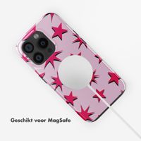 Selencia Vivid Backcover met MagSafe Apple iPhone 15 Pro - Stars Rubine Red Light Pink