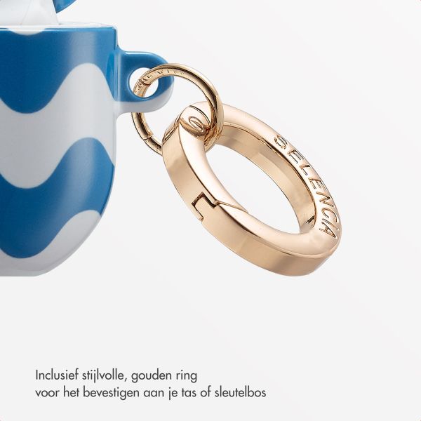 Selencia Vivid Case Apple AirPods Pro - Wave Vibes Classic Blue