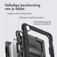 Accezz Rugged Backcover met schouderstrap Apple iPad Air 11 inch (2025) M3 / (2024) M2 - Zwart