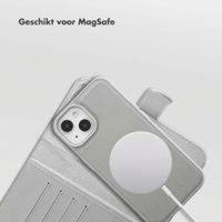 Selencia Olyn Uitneembare Bookcase met MagSafe Apple iPhone 14 / 13 - Grijs